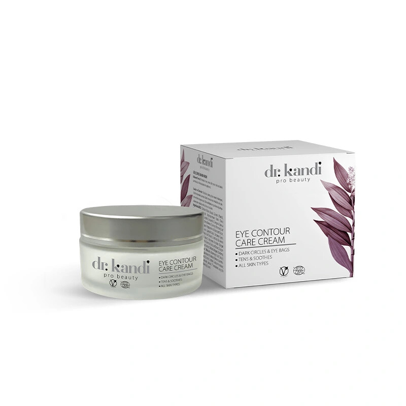 Eye Contour Vegan Cream<br>Pürüzsüzleştirici Göz Çevresi Kremi - Dr. Kandi Pro Beauty